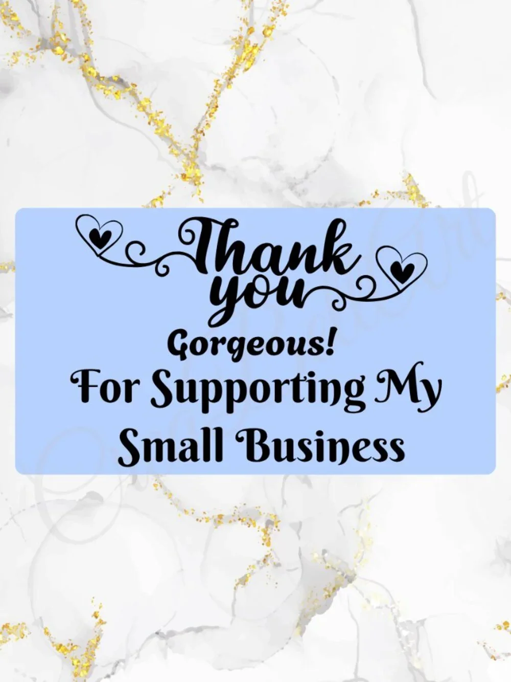 100 Thank You Stickers for Packaging | Small Business Labels